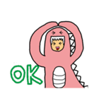 Girl Tyrannosaurus（個別スタンプ：1）