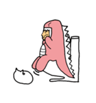 Girl Tyrannosaurus（個別スタンプ：5）