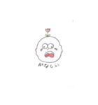 頭からお花が咲いてるスタンプ（個別スタンプ：4）