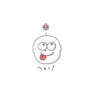 頭からお花が咲いてるスタンプ（個別スタンプ：14）