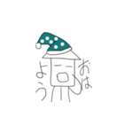 シンプルなイカのスタンプ（個別スタンプ：6）