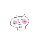 真っ白な子猫 なっつ（個別スタンプ：2）