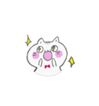 真っ白な子猫 なっつ（個別スタンプ：5）
