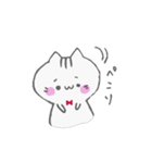 真っ白な子猫 なっつ（個別スタンプ：6）