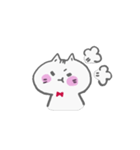 真っ白な子猫 なっつ（個別スタンプ：15）