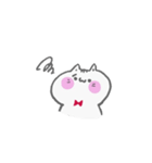 真っ白な子猫 なっつ（個別スタンプ：23）