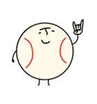 野球ボールさん 4.（個別スタンプ：1）