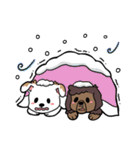 犬・バリとマリ（個別スタンプ：34）