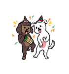 犬・バリとマリ（個別スタンプ：40）