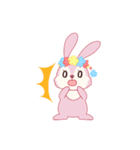 はなウサギ（個別スタンプ：9）