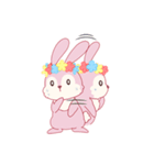はなウサギ（個別スタンプ：13）