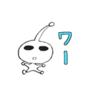 ゆるい宇宙人スタンプ~日常生活編~（個別スタンプ：8）
