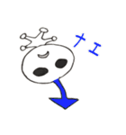 ゆるい宇宙人スタンプ~日常生活編~（個別スタンプ：34）