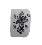 orchid marker sketch（個別スタンプ：8）