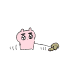 ピンクちゃんスタンプ（個別スタンプ：5）