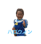 こどもお顔写真キッズおもしろスタンプ（個別スタンプ：19）