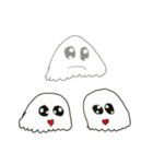 Cute little ghosts（個別スタンプ：16）