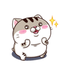 Ami-太った猫 可愛い（個別スタンプ：9）