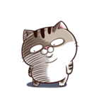 Ami-太った猫 可愛い（個別スタンプ：15）