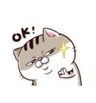 Ami-太った猫 可愛い 2（個別スタンプ：4）