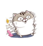 Ami-太った猫 可愛い 2（個別スタンプ：21）