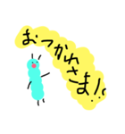 ヘタな癒しキャラ（個別スタンプ：6）