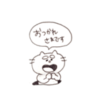 ふとまゆねこ（個別スタンプ：2）