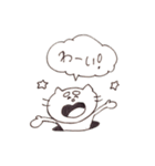 ふとまゆねこ（個別スタンプ：16）