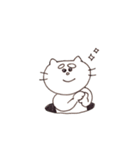 ふとまゆねこ（個別スタンプ：18）