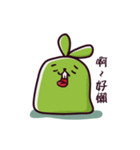Green Rabbit Corky（個別スタンプ：9）