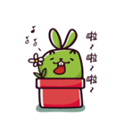 Green Rabbit Corky（個別スタンプ：16）
