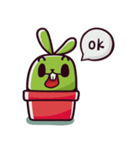 Green Rabbit Corky（個別スタンプ：17）