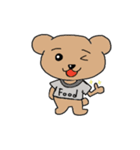 Food's Bear！（個別スタンプ：5）