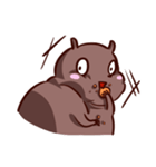 fat fat brown bear（個別スタンプ：8）