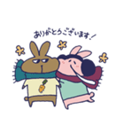 さむがりウサギのさむ（個別スタンプ：4）