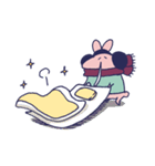 さむがりウサギのさむ（個別スタンプ：18）