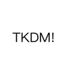 TKDMの人々（個別スタンプ：24）