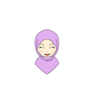 Little Hijab Girl（個別スタンプ：8）
