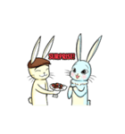 Ammieka bunny love story Animation 2（個別スタンプ：5）
