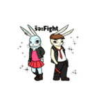 Ammieka bunny love story Animation 2（個別スタンプ：22）