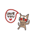 Love me love me cat, Toto is cute（個別スタンプ：10）