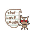 Love me love me cat, Toto is cute（個別スタンプ：24）