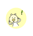 pudding pig（個別スタンプ：6）