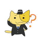 Gentleman Cat Stickers（個別スタンプ：21）