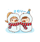 Hoping ＆ Sasa - Xmas ＆ New Year Edition（個別スタンプ：4）