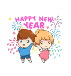 Hoping ＆ Sasa - Xmas ＆ New Year Edition（個別スタンプ：12）