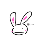 まがおうさぎ。（個別スタンプ：7）