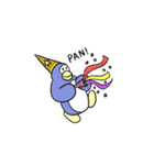 ペンギンのENDスタンプ（個別スタンプ：3）