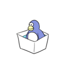 ペンギンのENDスタンプ（個別スタンプ：4）