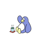 ペンギンのENDスタンプ（個別スタンプ：5）